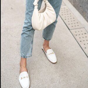 Sam Edelman Linnie Bit Mules | White | 7.5 | Luxe Staple